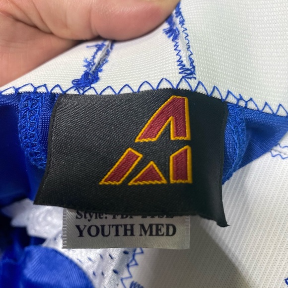 All Star Royal Blue Youth Medium Football Pants - Picture 6 of 7